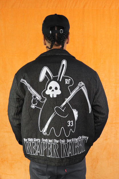 Reaper Rabbit Woven Tapestry Jacket