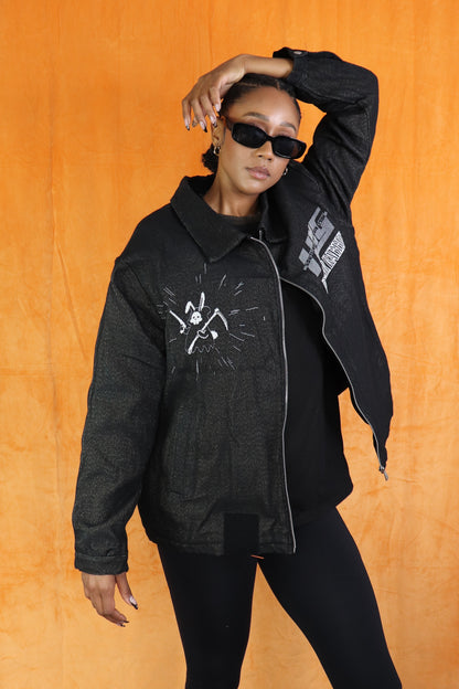 Reaper Rabbit Woven Tapestry Jacket