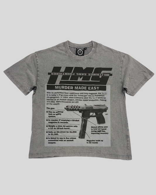HMG “Murder Made Easy” Tec 9 Graphic Tee
